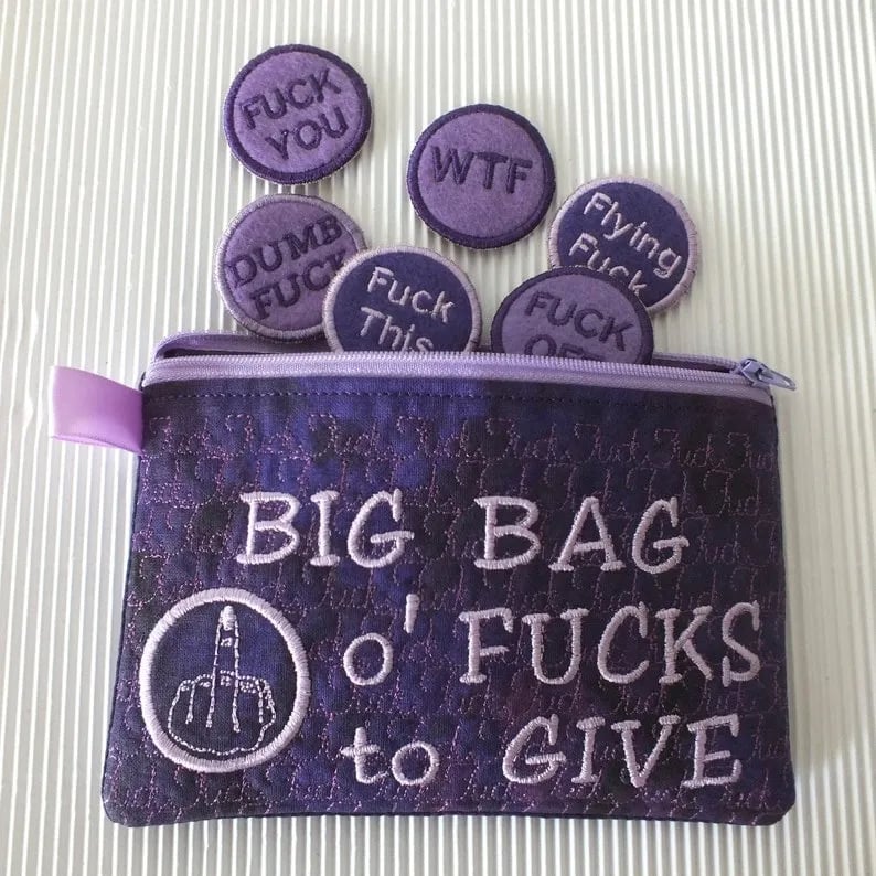 TikTok Last Day Promotion -60% OFF🎉Big Bag of F*cks to Give Zipper Pouch