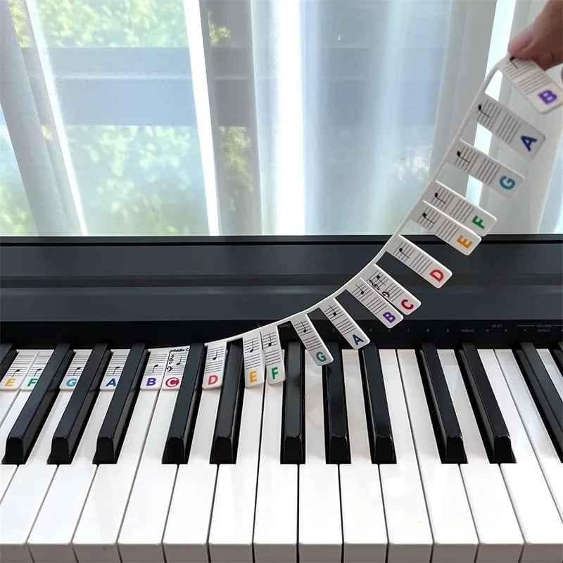 🎁 49% OFF🔥🔥--🎄Removable Piano Keyboard Note Labels