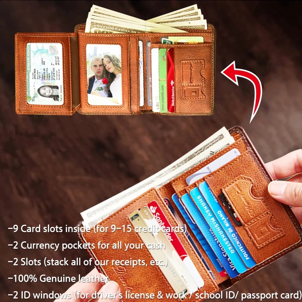 🎉Last Day Promotion-75% OFF-🔒RFID🔒Genuine Leather Wallet for Men💰