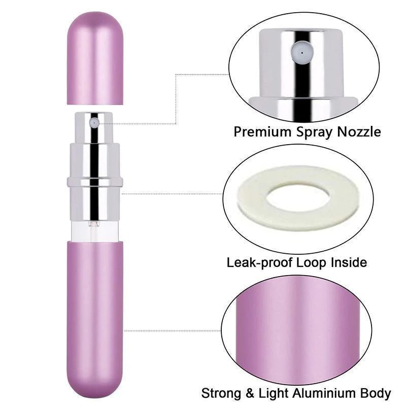 🔥Flash Sale- SAVE 70% OFF⚡ Portable Mini Refillable Perfume Empty Spray- Buy 4 Free Shipping