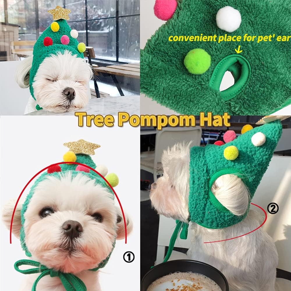 🎄Christmas Sales 49% OFF - Adorable Christmas Tree Pom-Pom Hat