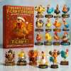 Trendy Funny F-Caw-F Chicken Advent Calendar 2025