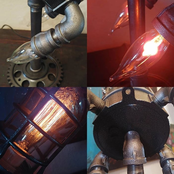 🎄🎅Christmas Presale - 49% OFF🎄-🚀Steampunk Rocket Lamp (BUY 2 FREE SHIPPING)