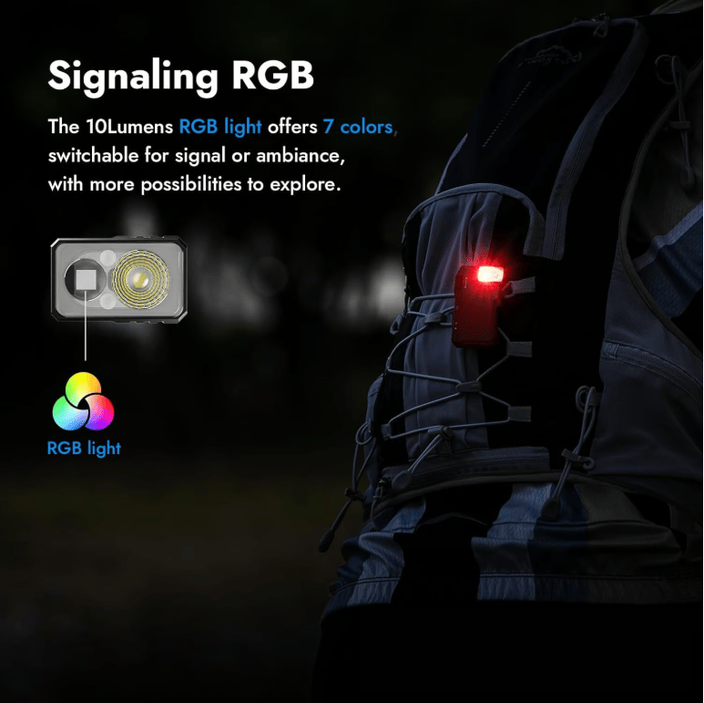 🎁TikTok Last Day Sale - 70% OFF🎉WUBEN G5 Pocket-Sized LED Light - 400LM Brightness, USB-C, Magnetic Clip, Great for Gear Bag, Repairs, Backpacking