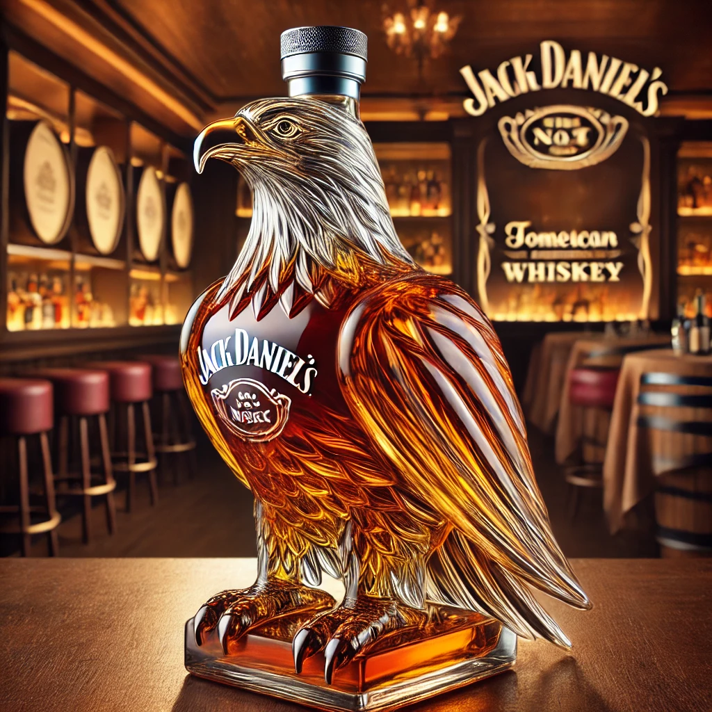 Eagle whiskey bottle