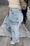 Women's Multi-pocket Rhinestone Casual Jeans --(SIZE:UK8-22,EU36-50)