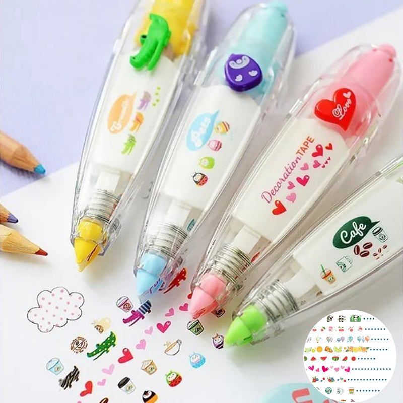 🔥Last Day Promotion 70% OFF🔥 Cute Animals Press Type Decorative Pen