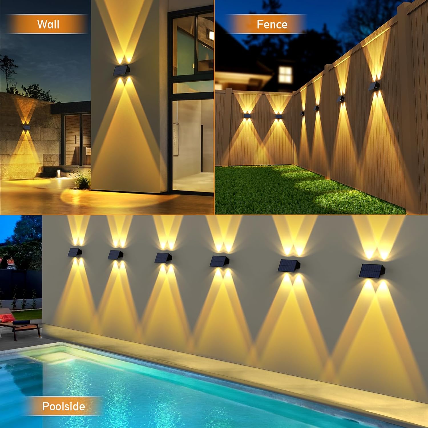 Solar Fence Lights