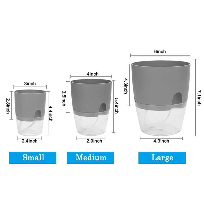 ⏰Last Day Promotion- SAVE 70%🏠Self Watering Plant Pot