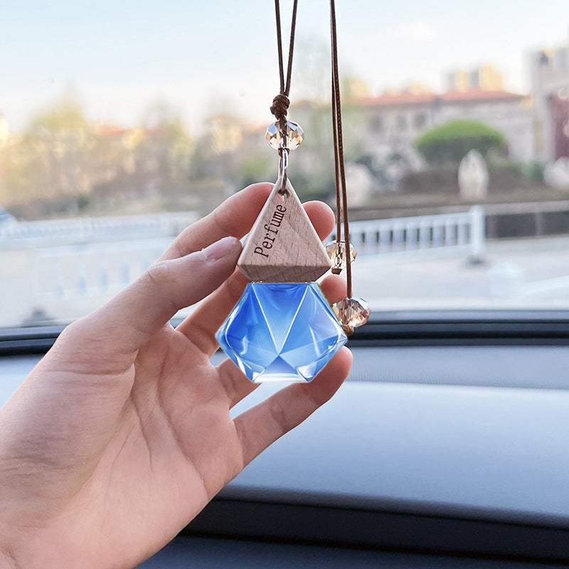 Car Perfume Glass Crystal Decoration Pendant