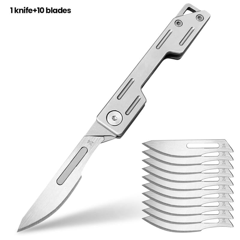 🔪 Folding Scalpel Knife – Compact EDC Tool