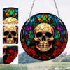 (🎉Last Day Promotion 50% OFF) Handmade Skull Stained Glass Window Hangings