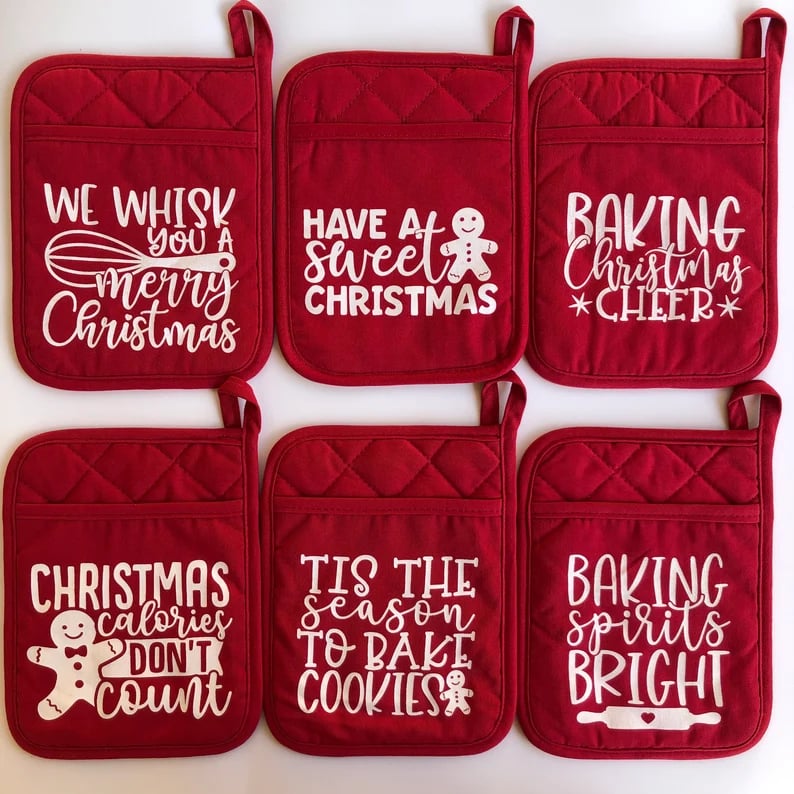 🔥Last Day Promotion 50% OFF🔥Christmas Heat Insulation Gloves Baking Kit