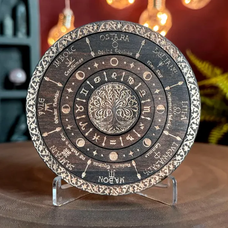 Wheel of the Year Rotating Calendar