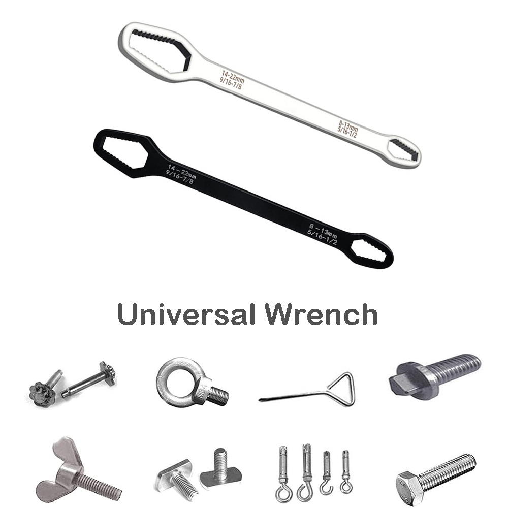 Universal Torx Wrench Double-head Self-tightening Adjustable Glasses Wrench 8-22mm Board Both Ends Special-shaped Multi-purpose