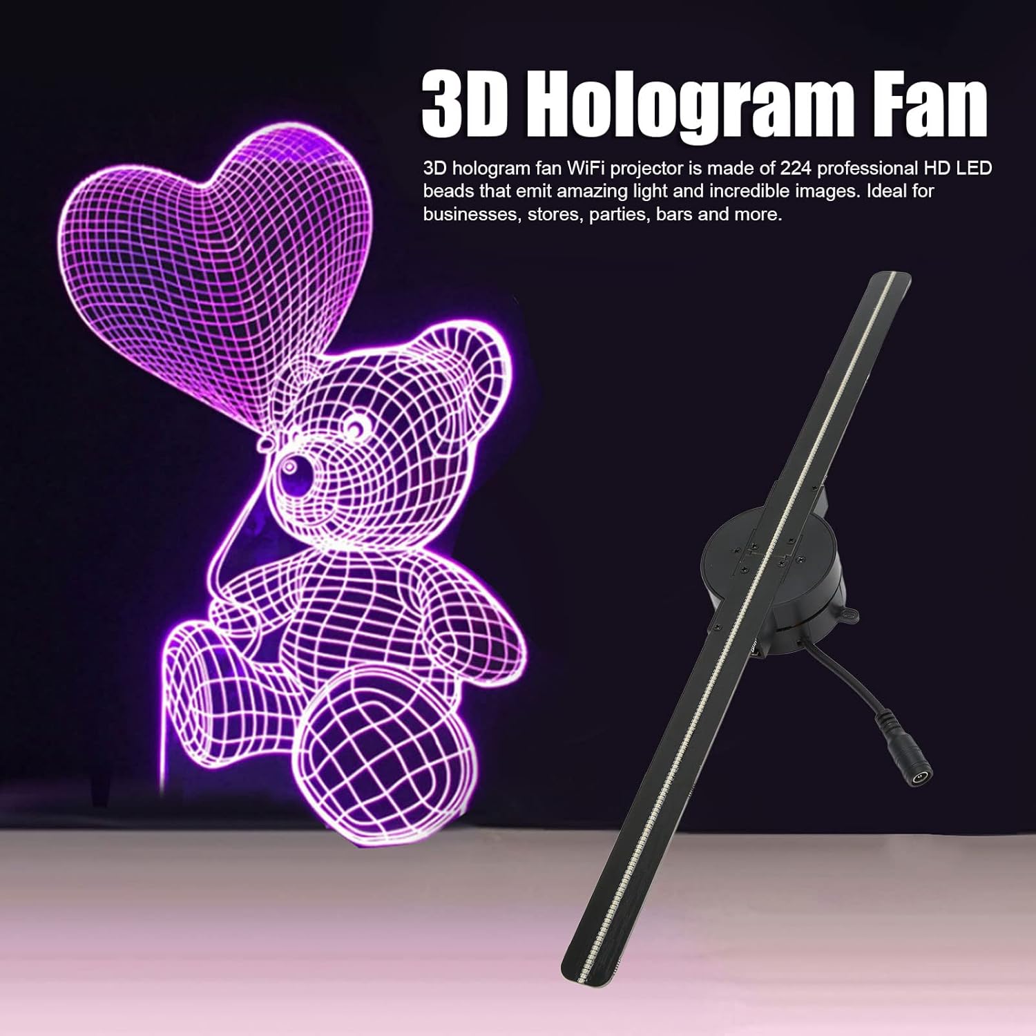 TikTok Last Day Promotion -60% OFF🎉3D Hologram LED Fan Projector