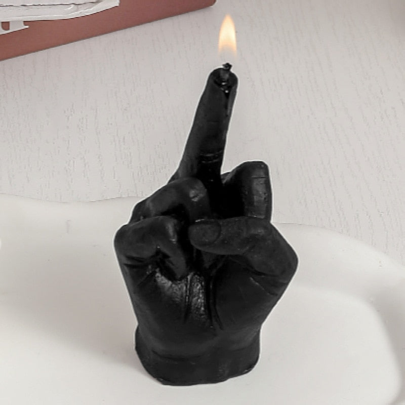 🔥【Halloween hot sale 55% OFF】Middle Finger Shaped Scented Candles