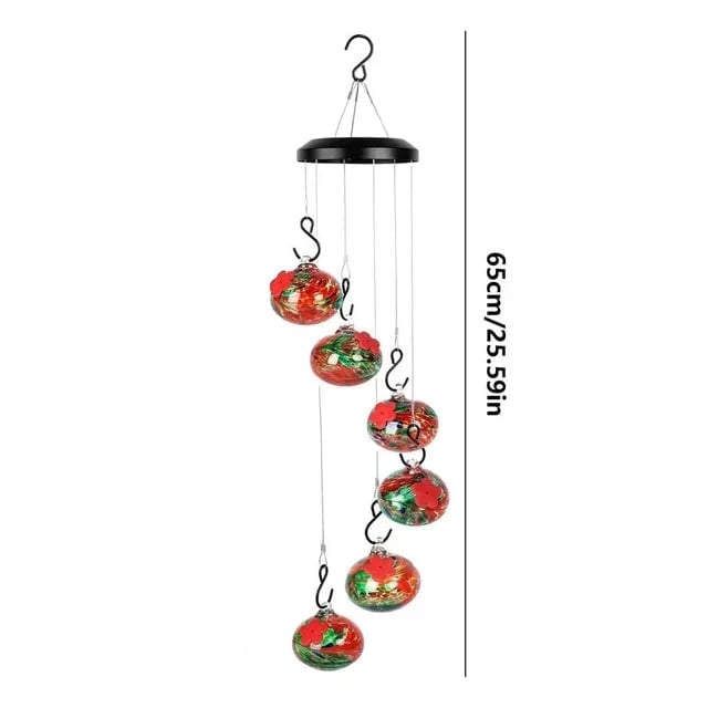 🔥Last Day Promotion 48% OFF-🎁-Charming Wind Chimes Hummingbird feeders