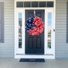 🏵100% Handmade Star Spangled Banner Ribbon Patriotic Wreath(𝐌𝐚𝐫𝐢𝐚𝐧𝐚 𝐒𝐦𝐢𝐭𝐡 𝐇𝐚𝐧𝐝𝐦𝐚𝐝𝐞®)