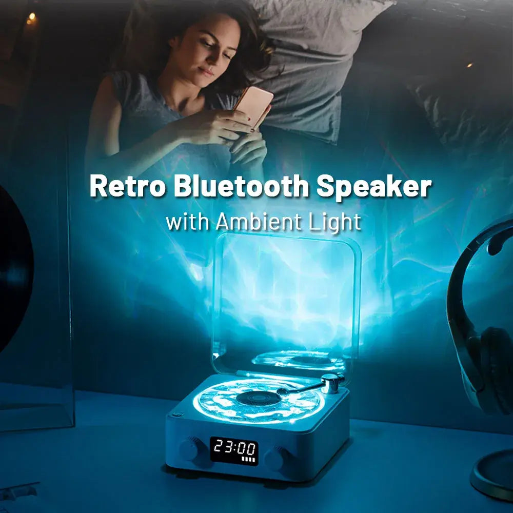 🌊 Ocean Waves Speaker Lamp with RGB Lighting 🎵