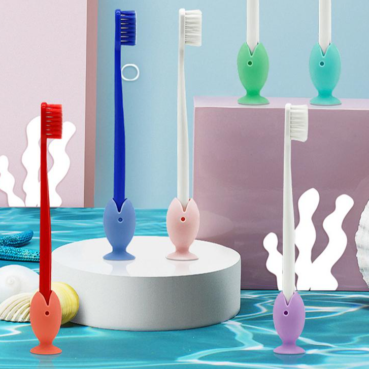 (🎄Christmas Hot Sale-49% OFF) Standing Tooth Brush Cover Cap Stand-BUY 3 FREE SHIPPING