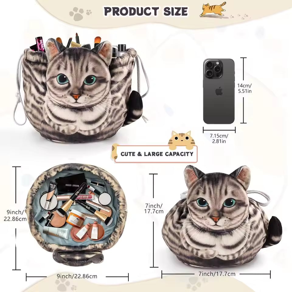 ⏰LAST DAY SALE 50% OFF💥Cute Cat Shape Storage Bag