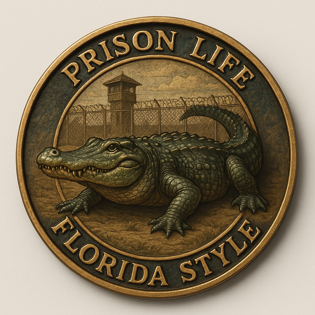 🏆Flash Sale 60% OFF - 🐊“Florida Gator & Prison Humor” Commemorative Coin