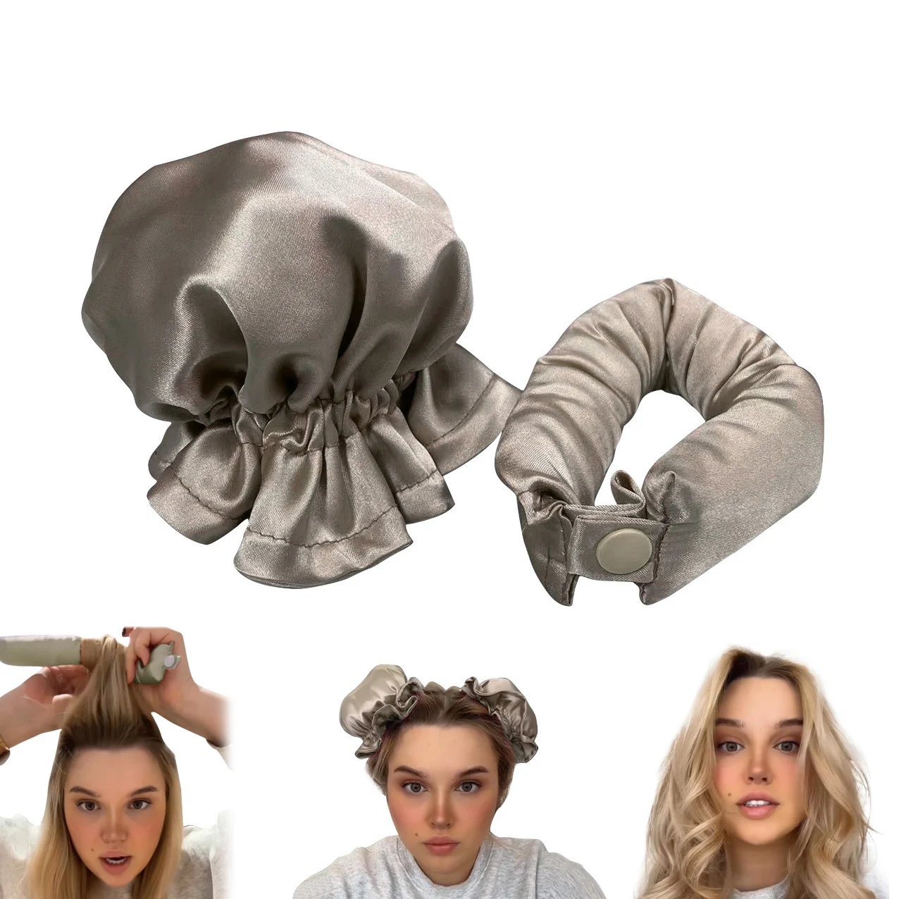 TikTok Last Day Promotion -60% OFF🎉Satin Heatless Curling Set