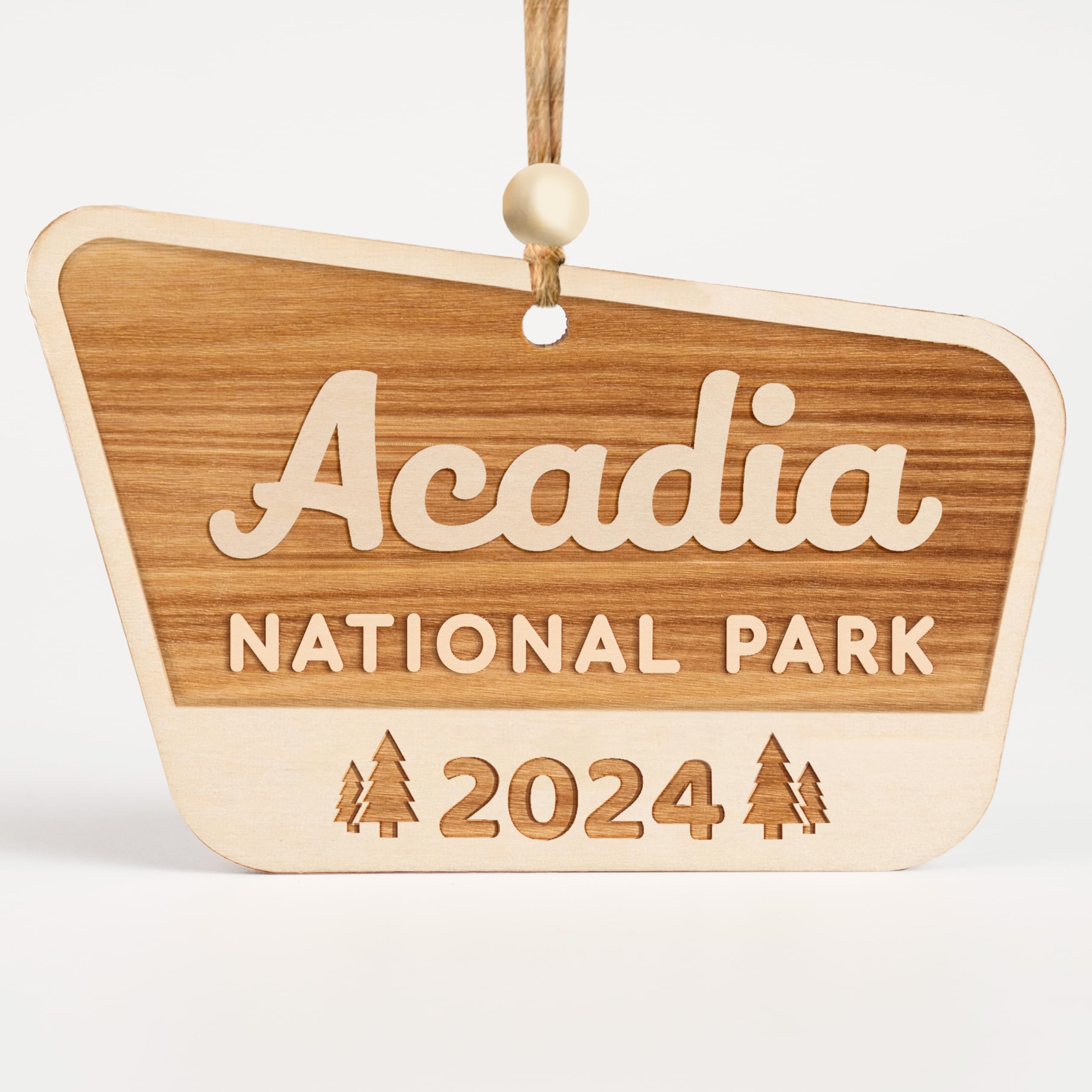 🎄Acadia Wood National Park Ornaments, National Park Gifts for Travelers, Adventurers