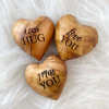 (New Year Sale- 49% OFF) Pocket Hug Wooden Heart Token