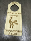 (🌲EARLY CHRISTMAS SALE - 50% OFF) 🎁--😈Joke Do Not Disturb On My Lunch Break Door Hanger,BUY MORE SAVE MORE