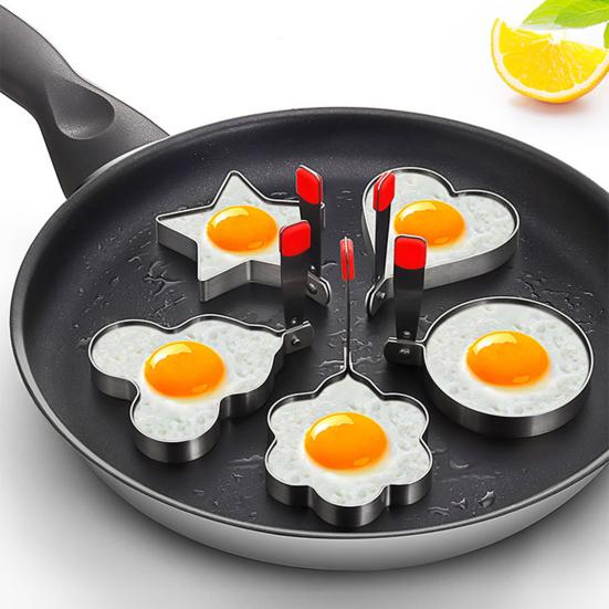 (🎄Christmas Promotion--48%OFF)Fried Egg Rings--5 PCs/Set (BUY 2 GET 1 FREE NOW)