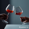 Melodious Ribbed Wine Glasses