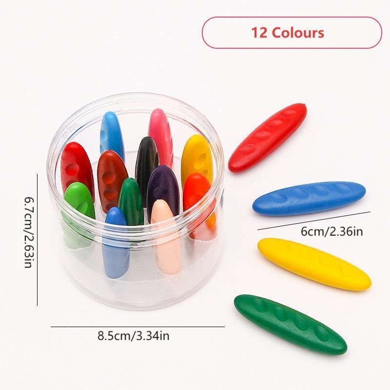 🎁TikTok Last Day Sale - 70% OFF🔥 Washable Jumbo Crayons for Kids - 12/24/36🎨 Colors Non-Toxic, Safe, and Fun Art Supplies