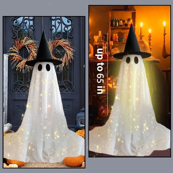 🔥Halloween Decoration Top 1 - 👻✨Giant Glittering Ghost - outdoor/indoor