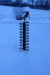 Iron Art Snow Gauge