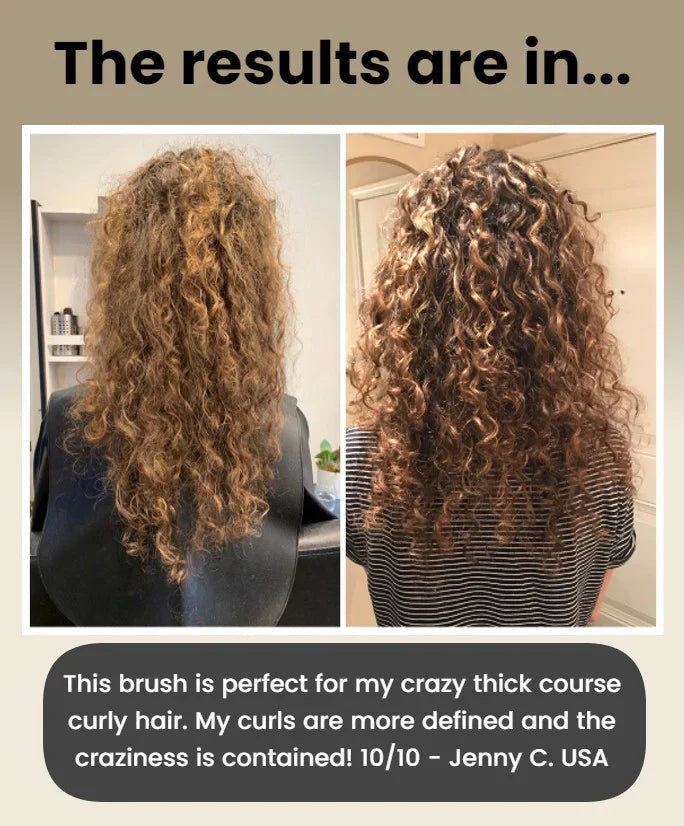 🔥Christmas Sale 49% OFF🎄Frizz-Free Bounce Curl Defining Brush