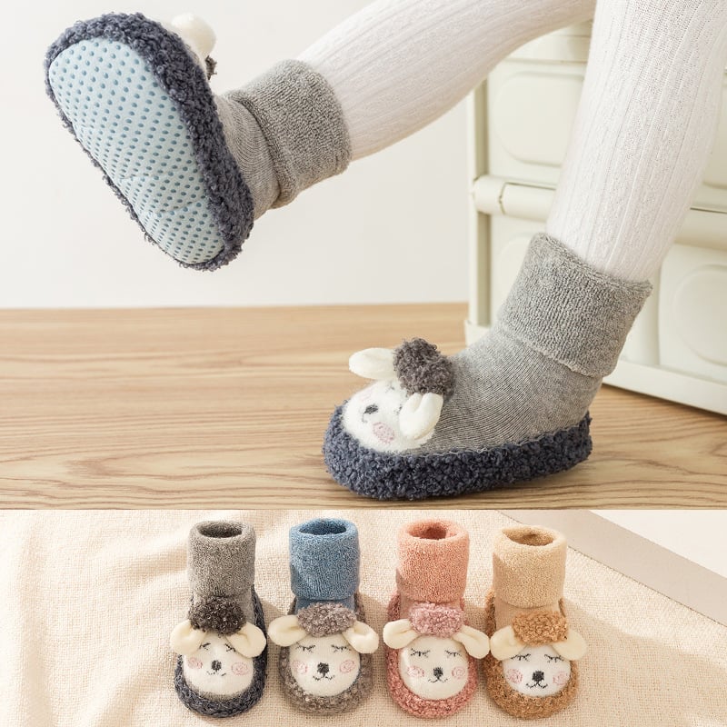 🔥Last Day Promotion 70% OFF🔥Baby Cartoon Plush Cotton Toddler Shoes