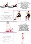 21 Fitness Resistance Bands-4 Tube Pedal Ankle Puller