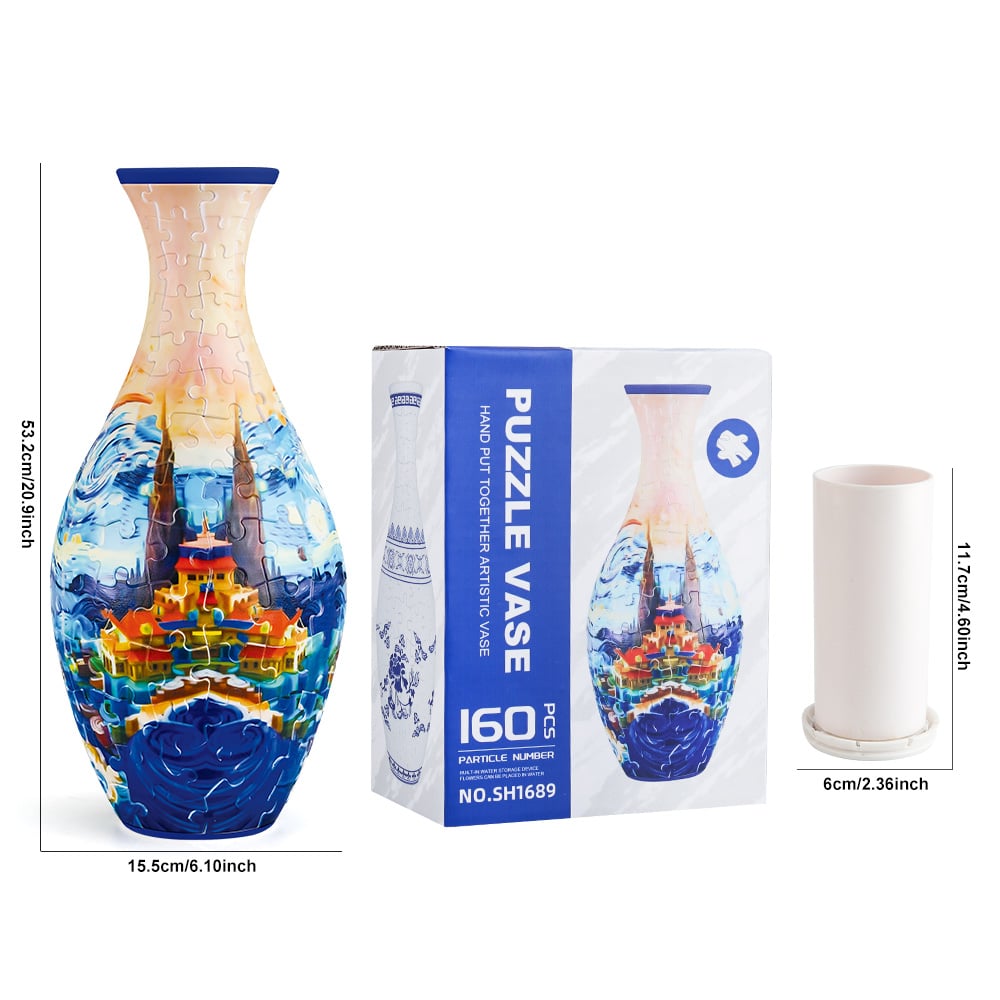 🔥Christmas Sales 50% OFF🎄3D Art Puzzle Vase