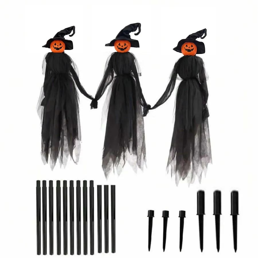 🎃2025 Halloween Sale 59% OFF🧙‍♀️✨Lighted Halloween WitchStakes