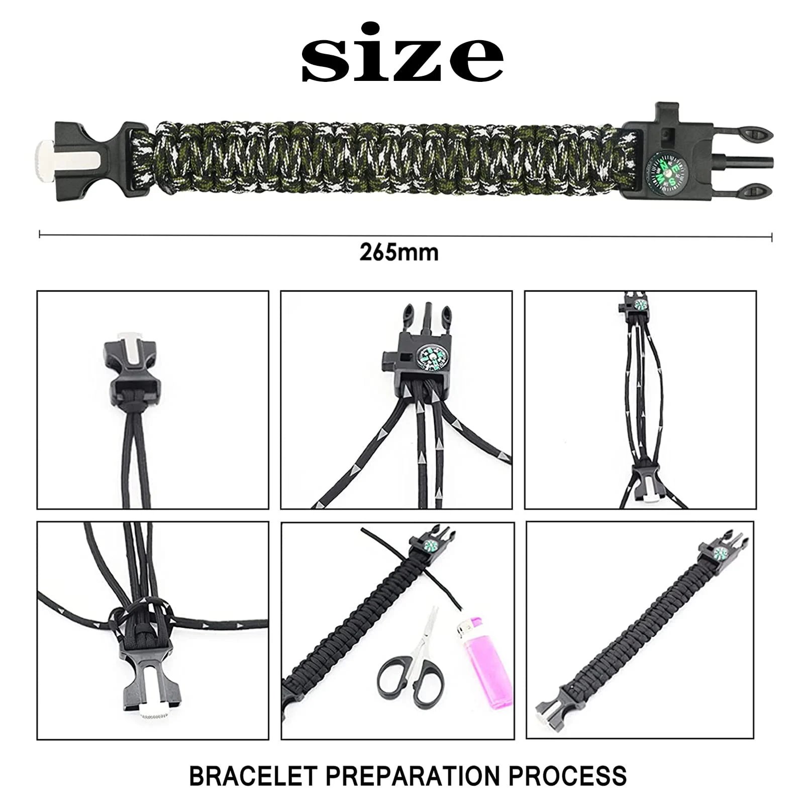 🔥Hot Sale 50% OFF🔥Multi Functional Survival Paracord