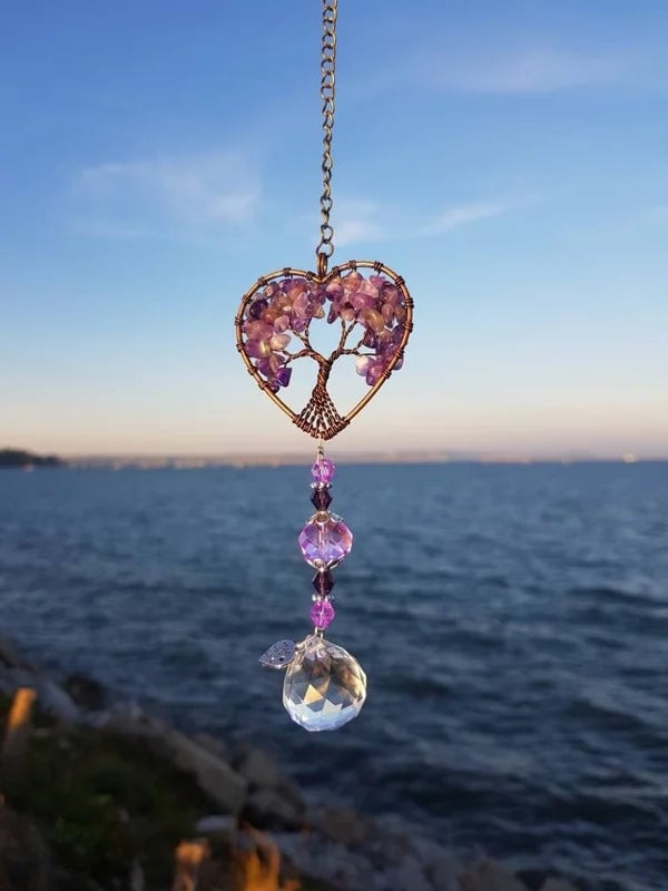 🔥Last Day Sale - 60% OFF🎁Crystal Wind Chime Tree Of Life Suncatcher⚡Buy 2 Get Free Shipping