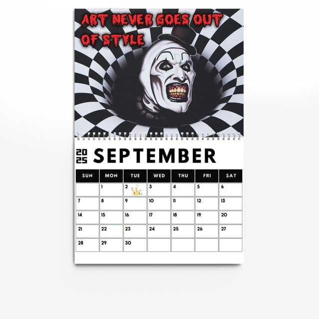 2025 Terrifier Themed Calendar