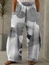 (NEW ARRIVAL-Save 50% OFF)Women Cotton Printed Loose Elastic Waist Pants