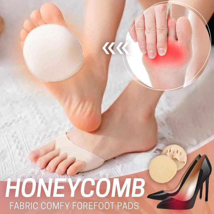 🔥Hot Sales Today🔥 Honeycomb Fabric Forefoot Pads (4 Pieces)