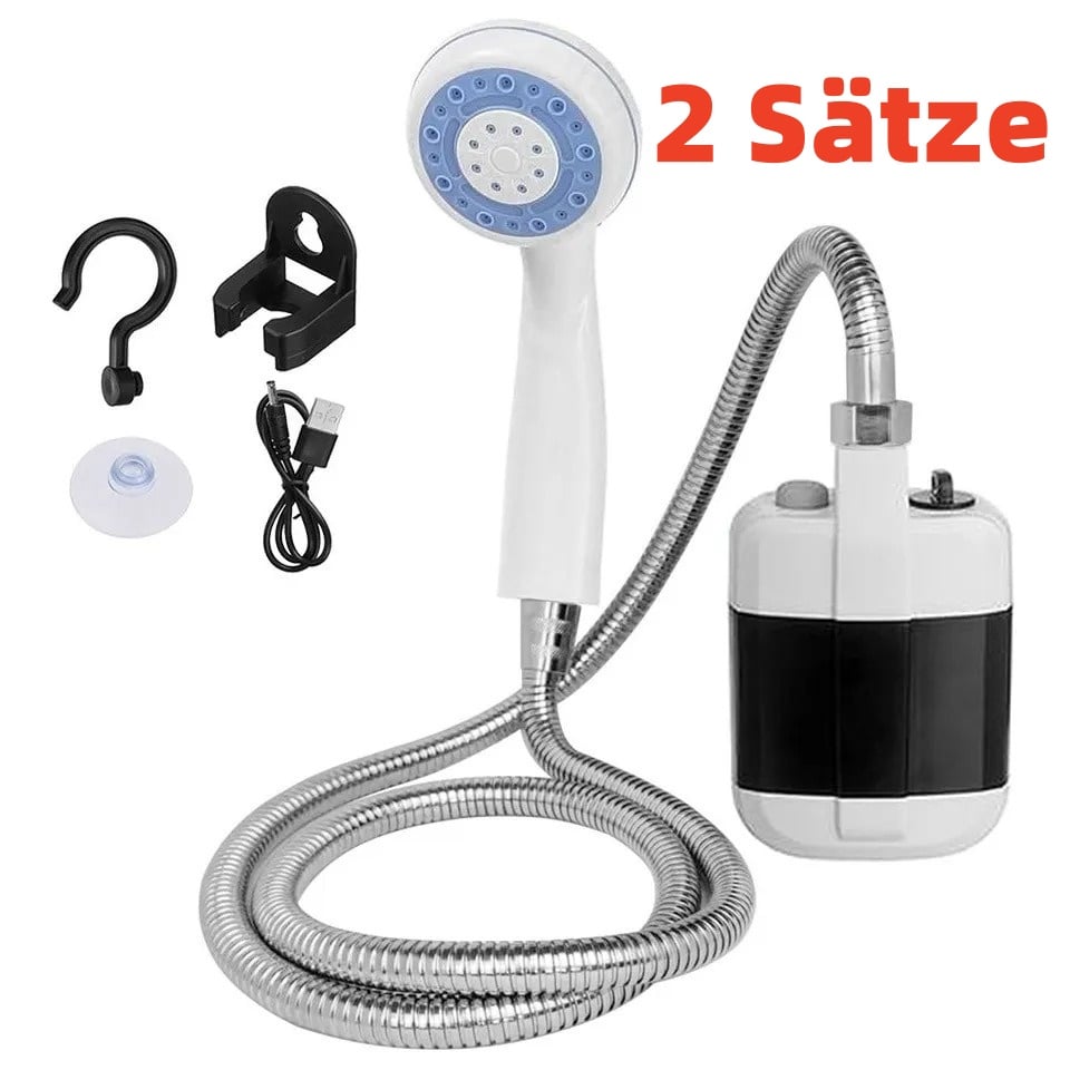 🚿Letzter Tag 49% Rabatt✨Tragbare Campingdusche – Einstellbarer Durchfluss