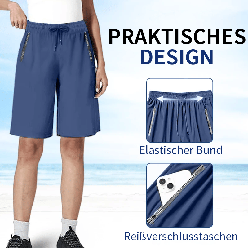 🎉LETZTER TAG 49 % Rabatt🔥Schnelltrocknende Stretch-Shorts aus Eisseide