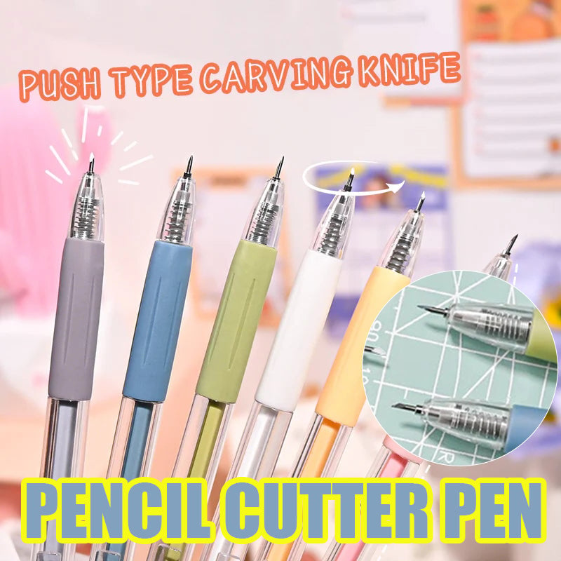 Last Day Promotion 48% OFF - Cartoon Pattern Student Utility Knife Pen(6 Pcs)