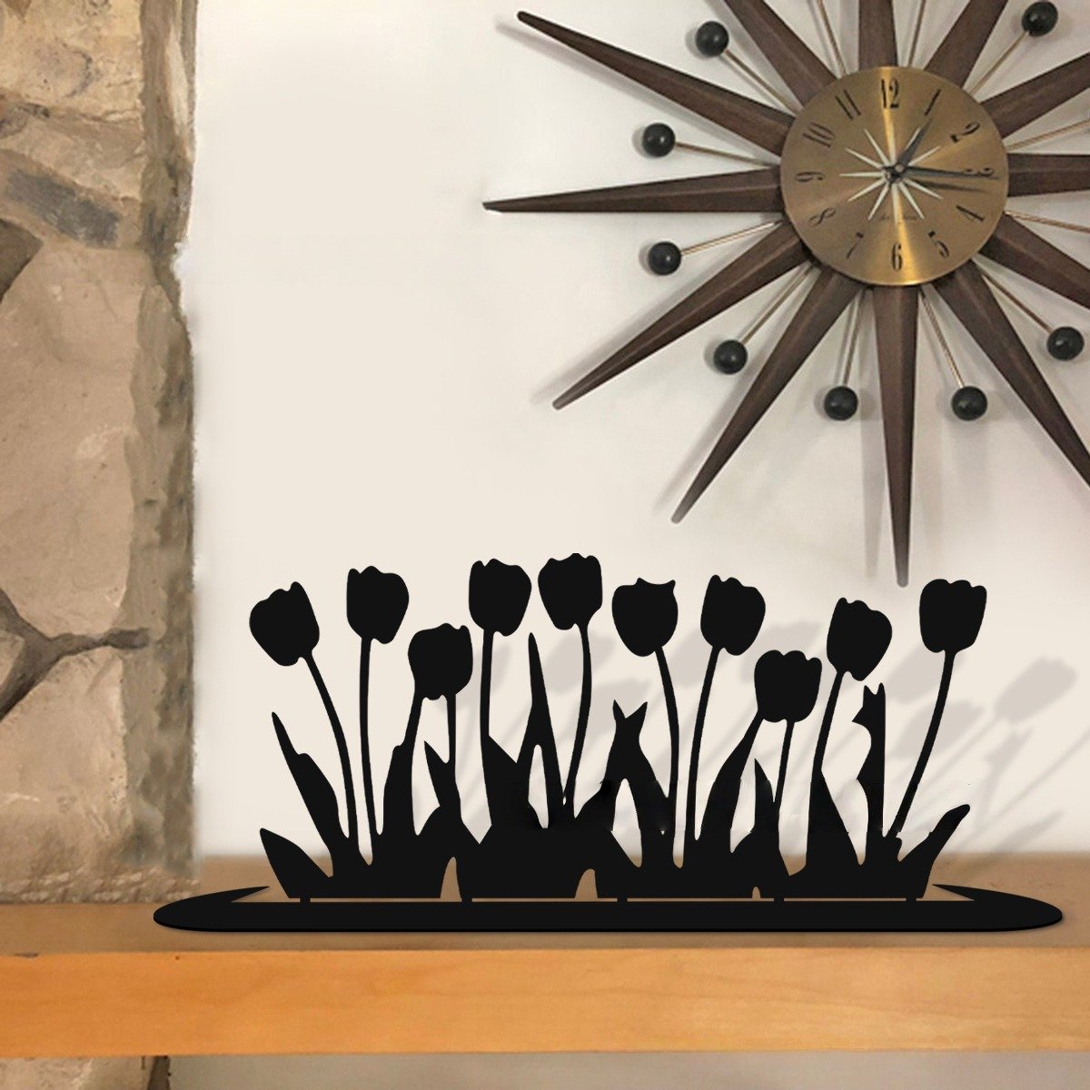 🔥 Independence Day Sale – 50% OFF! 🔥 Metal Wildflower Iron Stand – Minimalist Floral Sculpture for Home & Dining Room Decor
